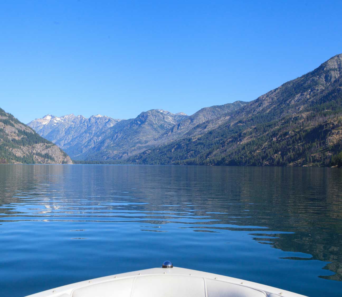 Lake Chelan from a boat